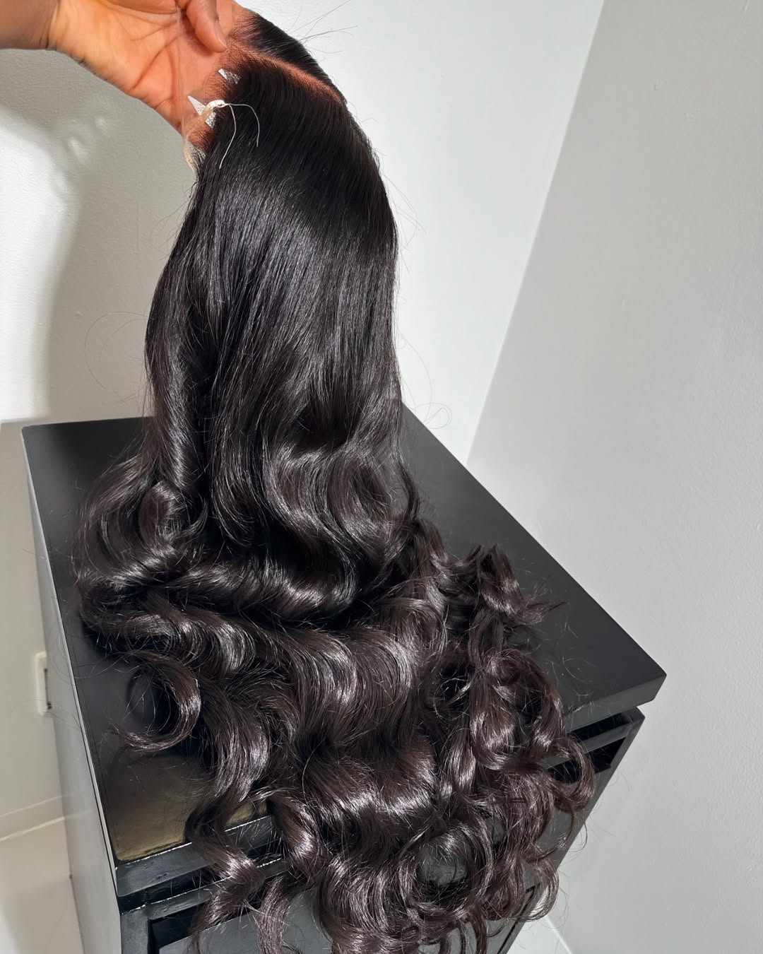 Glueless Wear And Go Human Hair Wig - Indiase 250 Density 13x4 HD transparante