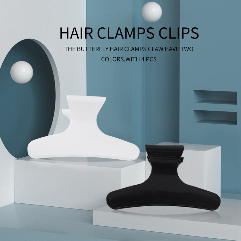 4 STUKS Zwart Wit Kappers Vlin - Hair Clips recensie en prijs