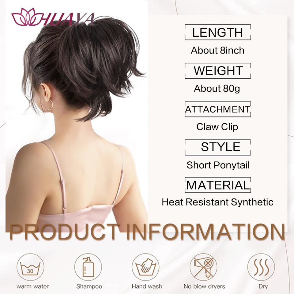 Knot Paardenstaartverlenging R - Claw Clip Messy Bun Hair Piece recensie en prijs