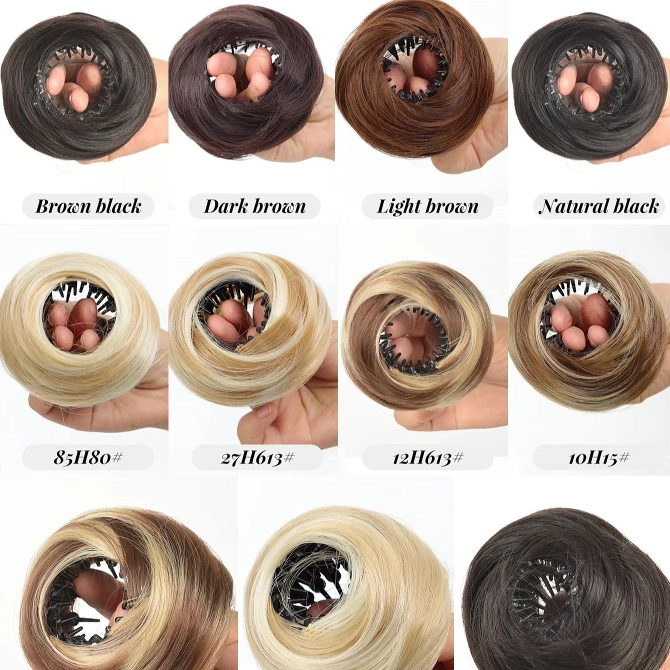 Synthetische mini-klauwclip in - Claw Clip Messy Bun Hair Piece recensie en prijs